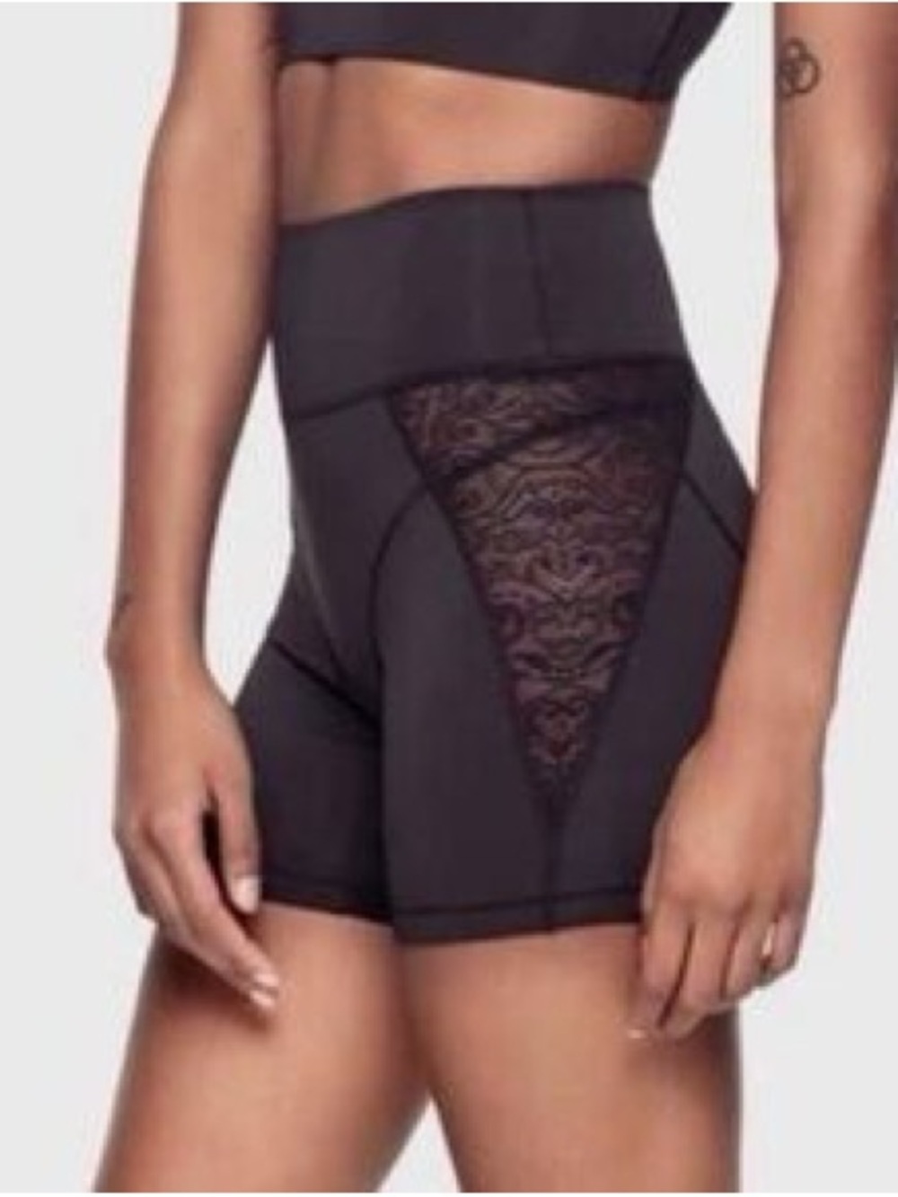 Kiki De Montparnasse Lace Athleisure Biker Shorts